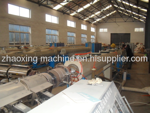 PERT pipe extrusion line