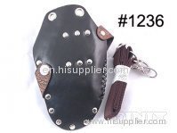 High Quality Light Coffee Color Leather Scissor Holster