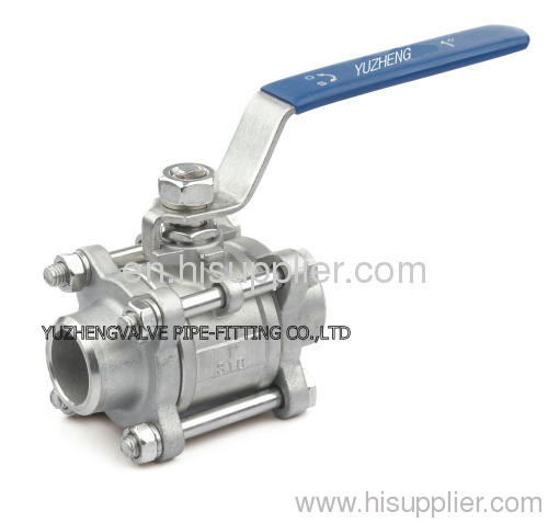 3PC STAINLESS STEEL BALL VALVES