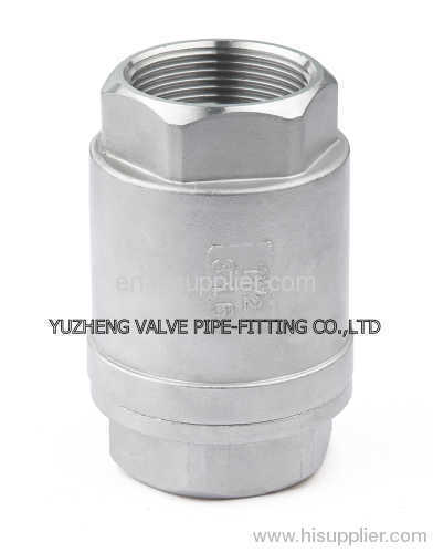 Vertical check valve