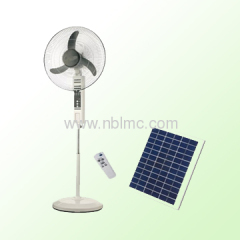 rechargeable home solar power fan