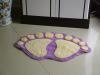 Footprint tufted mats