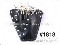 High Quality 4 pairs of scissors Leather Scissor Holster