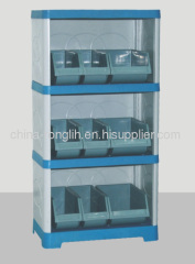 four layers Plastic kitchen cabinet