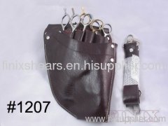 4 Pairs of Scissors Coffee color Scissor Holster