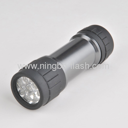 9 Led Aluminium & Plastic Flashlight