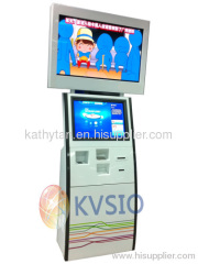 Double screens interactive kiosk