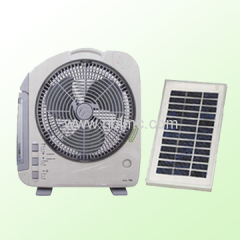 solar rechargeable box fan