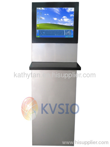 Super slim information access kiosk