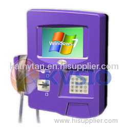 Wall mounted interactive kiosk