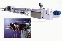 PVC double pipe production line