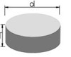 Round Self-supported PCD die blanks