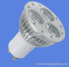 GU10 3X1W high power led lamp