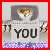 european silver LOVE YOU charm for Mother's Day Gift wholesale