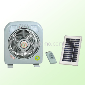 solar battery fan