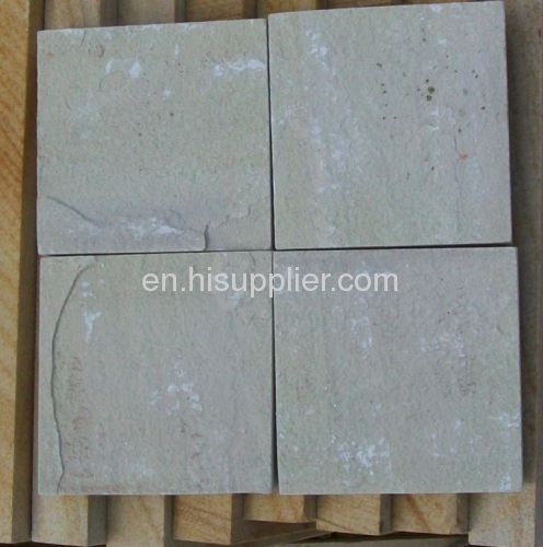 Mint Sandstone, natural back side calibrated