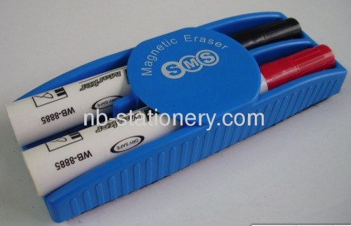 Eraser with marker