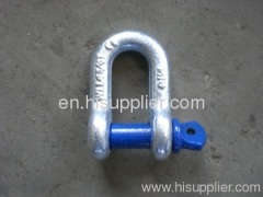 G210 drop forged dee shackle