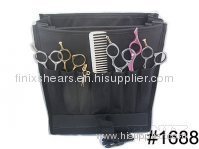 High Quality 7 slots Black Color Leather Scissor Holster