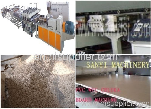 PVC WPC Building Board Making Machine