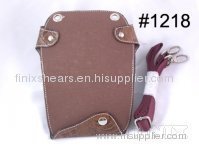 4 pairs of scissors Light Coffee Leather Scissor Holster
