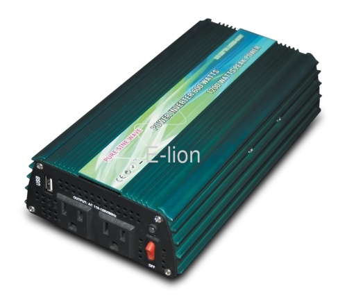 600W pure sine wave with USB power inverter