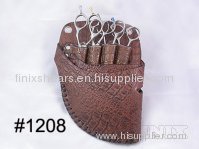 Superior Light Coffee Color Stylish Leather Scissor Holster