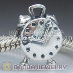 2012 european Sterling Silver Clock Charms Bead Wholesale