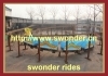 Absorbing Kiddie Amusement Rides Mini Roller Coaster with Track