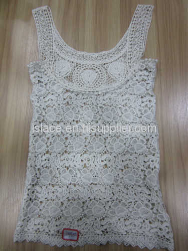 Cotton lace garment