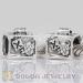 Cheap european Silver Perfume Bottle Charms Beads