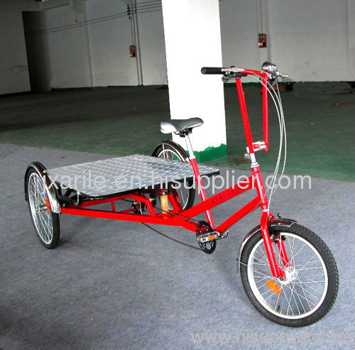 Flatbed trike pedicab rickshaw tricycle ad-trike cargo trike