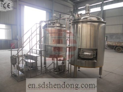 500L beer mash tun, saccharifying system