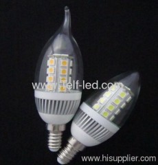 5w led candle light with led point source type