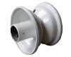 white wheel hub for mini karts