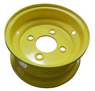 yellow trailer wheel rims