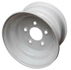 white ATV spoke wheel wheels mini atv white ATV spoke wheel with 5 bolts