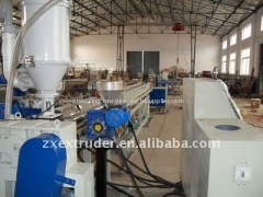 Drinking tube extrusion making line