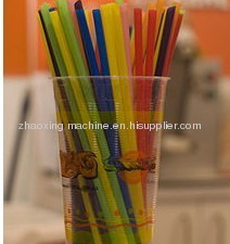 Four-color straw pipe making machine