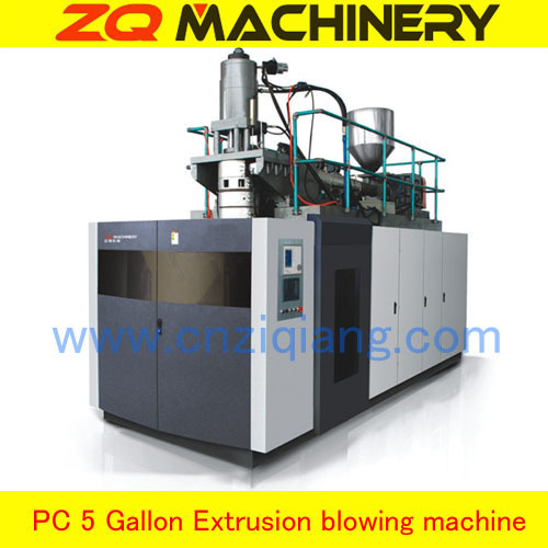 PC bottle container extrusion blow molding machine