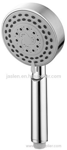 plastic hand shower head with chrome finishing