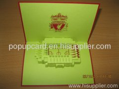Liverpool - Handmade 3D pop-up greeting card