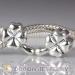 Silver european Shamrocks Charms For St.Patrick's Day