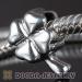 Silver european Shamrocks Charms For St.Patrick's Day