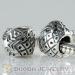 Silver european Pineapple Charms Bead