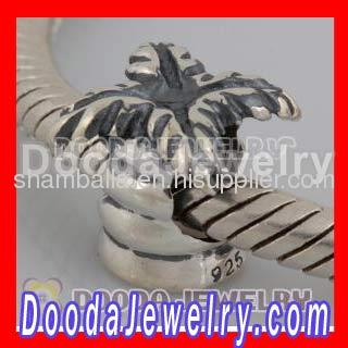 925 Sterling Silver Coconut Tree Charms Wholesale
