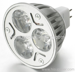 MR16 3pc LED 3*1W spotlight