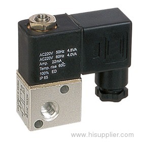 Miniature 3 Way Control Valve Alloy M5 Port Size