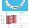 double-row ball slewing bearing with none geard