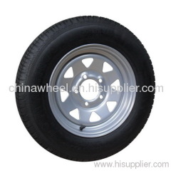 white Trailer wheel rims